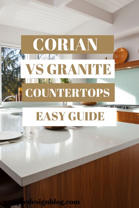 I am so glad I found this. I have been researchig about countertops for our kitchen. I recommend readign thsi guide. Corian Kitchen Countertops, Kitchen Renovation Diy Ideas, Kitchen Renovation Design, Kitchen Renovation Inspiration, Corian Countertops, Corian Solid Surface, Farmhouse Kitchen Remodel, Diy Kitchen Renovation, Diy Kitchen Remodel