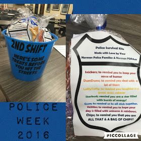 Police Appreciation Week, Police Week Ideas, Police Appreciation Gifts, Gifts For Police Officers, Police Officer Appreciation, Law Enforcement Appreciation, Police Appreciation, Police Family, Blessing Bags