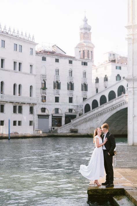 Venice elopement wedding photographer Italy Elopement, Sunrise Wedding, Golden Hour Photography, Romantic Photoshoot, Engagement Proposal, Venice Travel, Wedding Session, Romantic Destinations, Elopement Wedding