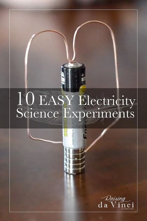 Electricity Science Experiments, Vetenskapliga Experiment, Science Electricity, Physics Experiments, Science Club, Kid Experiments, Easy Science Experiments, Science Projects For Kids, Full Disclosure