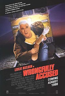 one of my fav movies as a kid...wrongfully accused Mad Max Poster, Harrison Ford Movies, Leslie Nielsen, Wrongfully Accused, Kelly Lebrock, Plot Outline, Michael Bolton, Thriller Movies, Comedy Movies