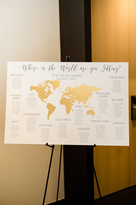 Travel Theme: Table Assignment - Where in the World are you Sitting? Where In The World Am I Sitting, Where In The World Are You Sitting, Table Assignment Board, Table Assignments Wedding, Wedding Table Assignments, Travel Inspired Wedding, Wedding Seating Signs, Table Planner, Passport Invitations