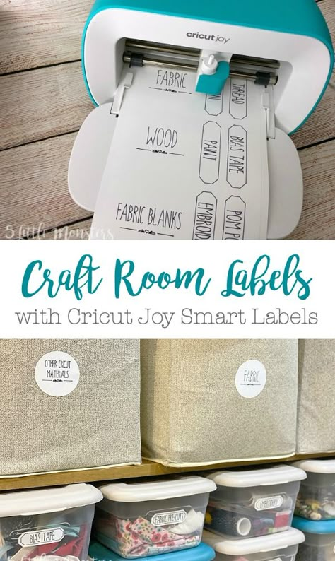 Craft Room Labels, Labels Cricut, Craft Supply Labels, Labels With Cricut, Cricut Labels, Cricuit Joy, Cricket Joy Projects Craft Ideas, Cricket Joy, Circuit Joy