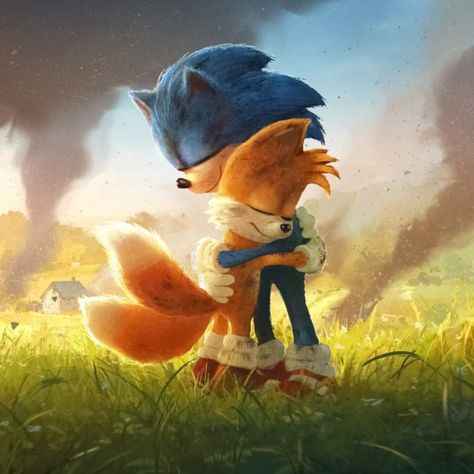 Tails The Fox Sonic Movie, Tails Sonic The Hedgehog, Sonic And Tails, Hedgehog Movie, Sonic Fan Characters, Sonic Franchise, Sonic Fan Art, Star Wars Fandom