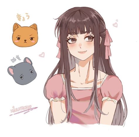 Tohru Honda Fruits Basket, Tohru Honda Fanart, Basket Aesthetic, Dorm Prints, Fruits Basket Kyo, Kyo And Tohru, Tohru Honda, Basket Anime, Shojo Anime