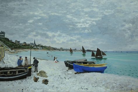 https://flic.kr/p/DG5pqw | Art Institute of Chicago (Illinois) | Claude Monet "The Beat at St. Adresse" 1867. Monet Poster, Claude Monet Art, William Adolphe Bouguereau, Monet Art, Caspar David Friedrich, Georges Seurat, Pierre Auguste, Monet Paintings, John Singer Sargent