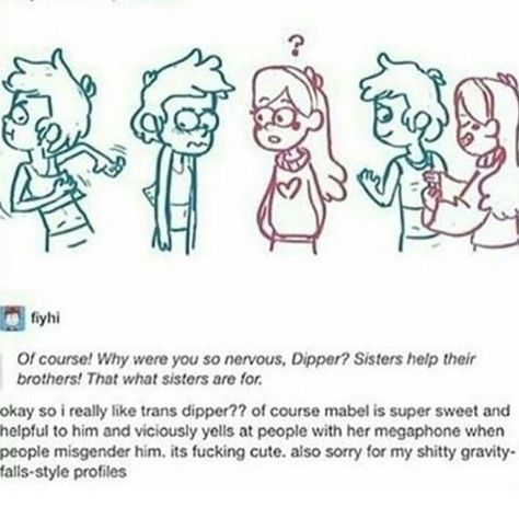 I have only just found this idea, but I freaking love it! Trans Dipper FTW! Gravity Falls Funny, Trans Boys, Gravity Falls Au, Reverse Falls, Gravity Falls Art, Dipper Pines, Star Vs The Forces Of Evil, Star Vs The Forces, Force Of Evil