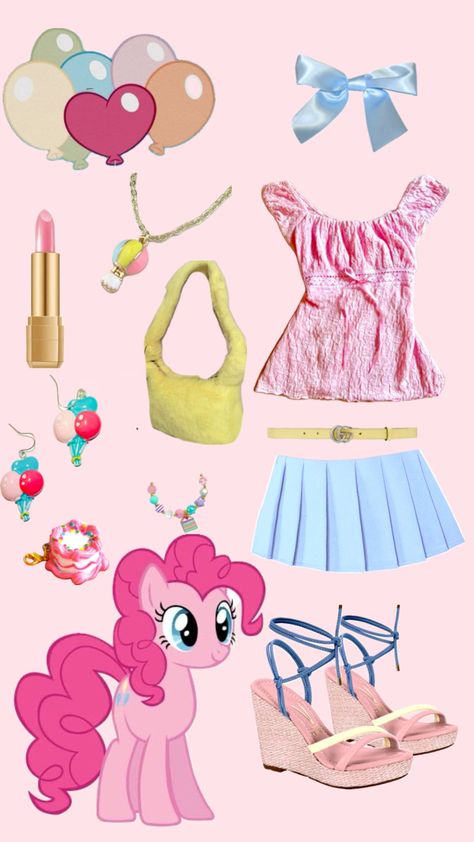 #outfitinspo #pinkypie #pinkypieoutfits #mlp #mylittle pony Mlp Outfits, Pinkie Pie, Character Outfits, My Little Pony, Outfit Ideas, Clothes