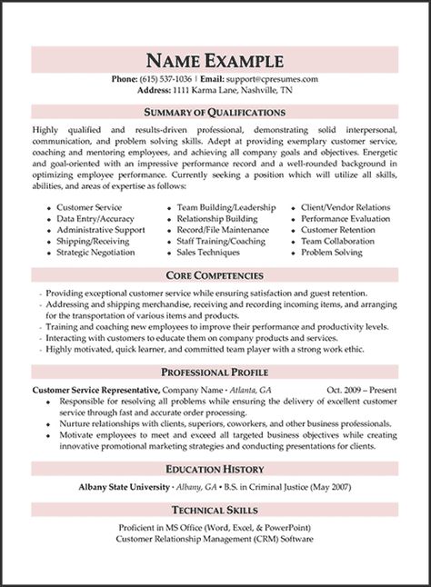 Resume Samples | Types of Resume Formats, Examples & Templates Customer Service Resume Examples, Basic Resume Examples, Resume Summary Examples, Customer Service Resume, Resume Profile, Professional Resume Examples, Job Interview Advice, Resume Building, Basic Resume