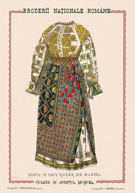 Romania Clothes, Romanian Clothing, Istoria Modei, Tailoring Techniques, Fasion Outfits, Folk Dresses, Native Style, Folk Fashion, Folk Costume