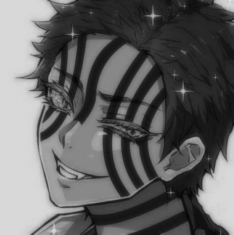 Akaza Black And White Icon, Akaza Black White, Akaza Pfp Aesthetic, Akaza Pfp Manga, Akaza Aesthetic, Akaza Manga Icon, Human Akaza, Akaza Pfp, Akaza Manga