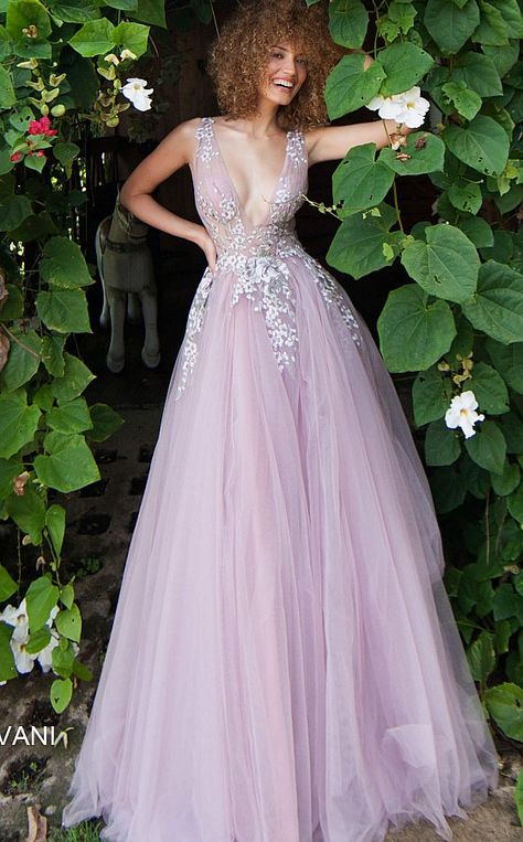 Ballgown Prom Dress, Prom Dress V Neck, Tops Winter, Jovani Prom, Purple Prom, Prom Dresses Jovani, V Neck Prom Dresses, Prom Long, Purple Prom Dress