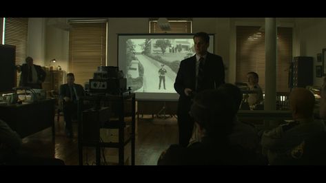 Mindhunter (2017) S1.E1 (Episode #1.1) Directed by David Fincher Cinematography by Christopher Probst David Fincher Cinematography, Fincher Cinematography, Directed By David Fincher, David Fincher, Cinematography, Fictional Characters