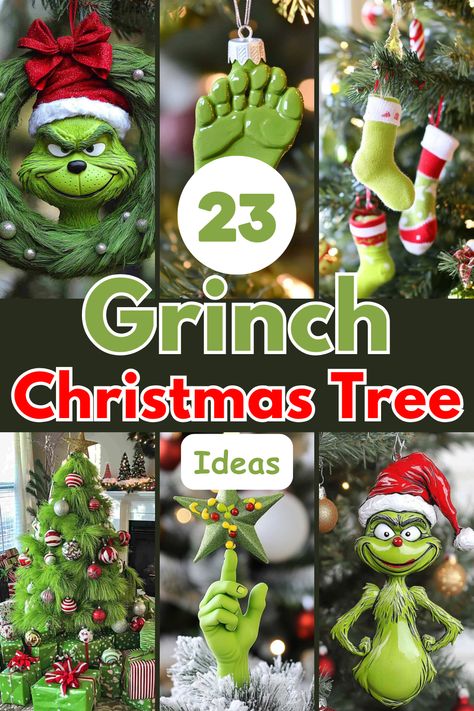 Looking for unique Christmas tree decorations? These Grinch Christmas Tree Ideas are packed with creativity and fun! From mischievous Grinch themes to Whoville magic, find inspiration to make your holiday unforgettable. #GrinchChristmasTree #ChristmasTreeIdeas #HolidayDecor #WhovilleChristmas #FestiveDecorations #Grinch Aka Christmas Tree, Christmas Themed Trees, Grinch Trees Ideas Diy, Pink Grinch Christmas Tree, Grinch Theme Christmas Tree, Grinch Xmas Tree Ideas, Grinch Tree Ideas, Grinch Inspired Christmas Tree, Simple Grinch Christmas Tree