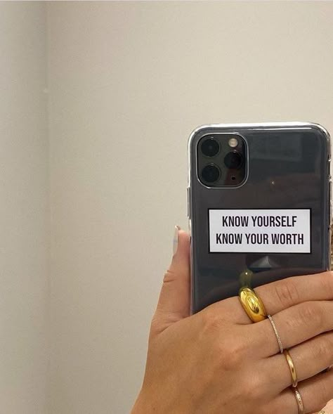 chérie on Twitter: "know your worth… " Iphone Stickers, Know Your Worth, Phone Case Quotes, Phone Stickers, Knowing Your Worth, Aesthetic Phone Case, Iphone Photos, Girl Stickers, Fashion Quotes