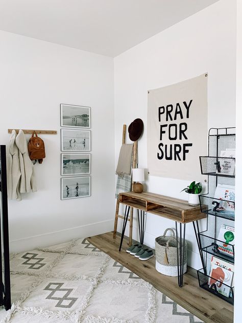 Grommet Tool, Pray For Surf, Black Acrylic Paint, Wall Hanging Diy, Oil Candles, Diy Wall, Boy's Room, Quick Easy, Get One