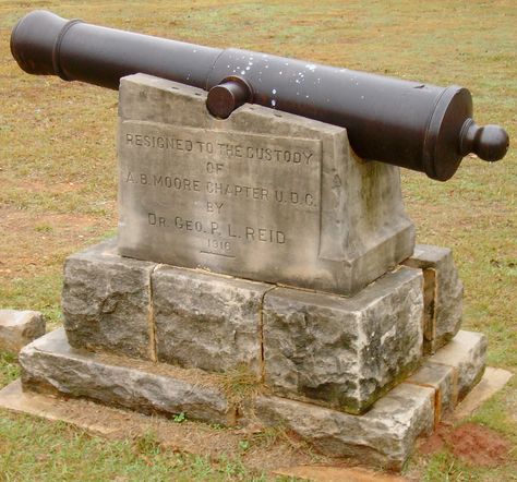 Perry County Confederate Cannon (Marion, Alabama) | by courthouselover Alabama History, Perry County, Alabama, Monument