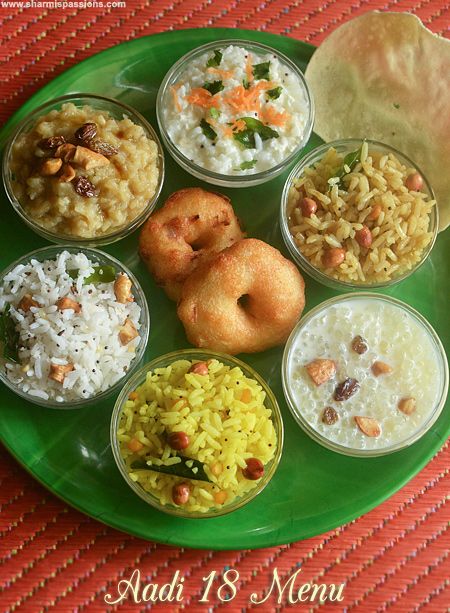 Aadi 18 Lunch Menu Menu For Baby Shower, Maharashtrian Thali, Telugu Food, Sambar Rice, Sweet Pongal, Indian Thali, Healthy Food Quotes, Mini Meals, Food Presentation Plates