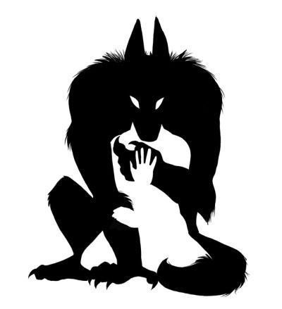 Drawings Character Design, Werewolf Tattoo, Werewolf Aesthetic, Creature Fantasy, Arte Peculiar, Werewolf Art, Dark Art Drawings, Wolf Tattoos, Wolf Tattoo