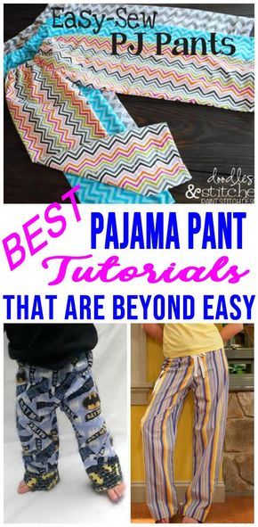 SUPER SIMPLE pajama pants! Learn how to make DIY pajama pants everyone will want! Easy and adorable homemade / handmade pajama pant tutorials for comfy and cozy sleepwear for the whole family. Grab your favorite fabric and one of these easy pattern ideas. Learn how to make fleece, flannel, fuzzy and more. Tutorials and patterns for women, men, kids, teens and tweens. The BEST pajama pant tutorials and make a cute outfit too! Sewing Ideas For Kids, Pajama Pants Diy, Pajama Pants Pattern Free, Pajama Pants Tutorial, Pajama Pants Pattern, Pants Pattern Free, Pajamas For Teens, Pants Tutorial, Flannel Pj Pants