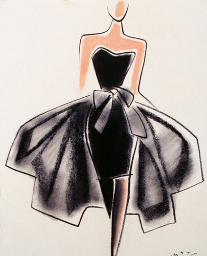 Fashion Illustration by Mats Gustafson (Swedish, 1951) by FIT Library Department of Special Collections, via Flickr Fashion Illustration Chanel, Mats Gustafson, Frida Art, Victoria Secret Models, 수채화 그림, Fashion Figures, Fashion Art Illustration, Teacher Quotes, Moda Vintage