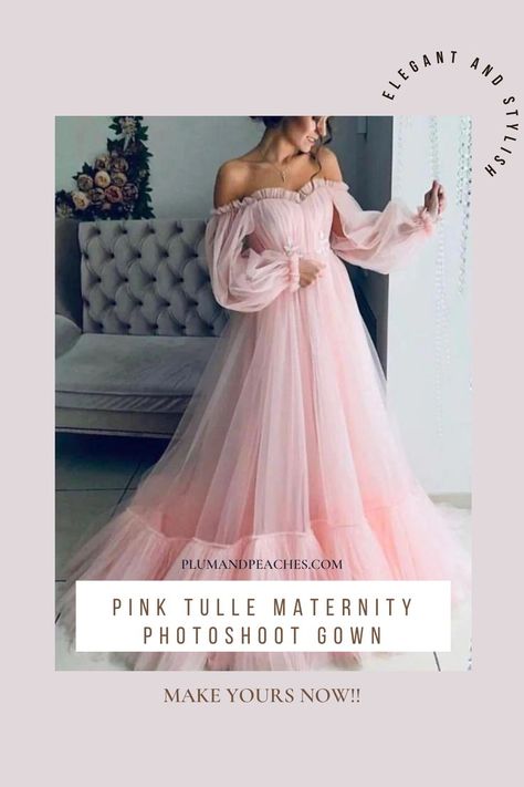 Pink Tulle Maternity Photoshoot Gown, maternity gown, pink dress for maternity photoshoot Pink Maternity Photoshoot, Pregnancy Photoshoot Dress, Pink Baby Shower Dress, Pink Maternity Gown, Photoshoot Gown, Maternity Photoshoot Dress, Baby Shower Gown, Pink Maternity Dress, Gown Pink