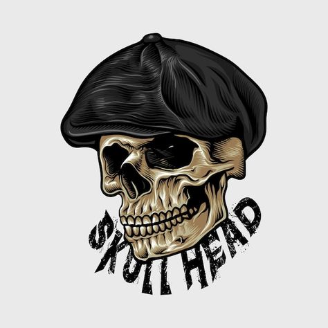 Skull Stencil, Crown Tattoo Design, Skeleton Head, Apple Logo Wallpaper, Crown Tattoo, Skull Illustration, Vector Background Pattern, Head Tattoos, Skull Head