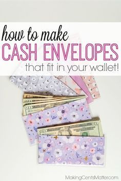 Cricut Cash Envelopes, Mini Cash Envelope Template, How To Start Cash Envelope System, How To Make Cash Envelopes, Cash Stuffing Envelopes Ideas, Cash Budgeting, Clear Envelope, Budget Mom, Cash Envelope Wallet