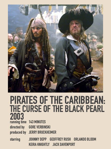 Door Collage, Curse Of The Black Pearl, Movie Character Posters, Indie Movie Posters, The Carribean, Kaptan Jack Sparrow, The Black Pearl, Iconic Movie Posters, Movie Card