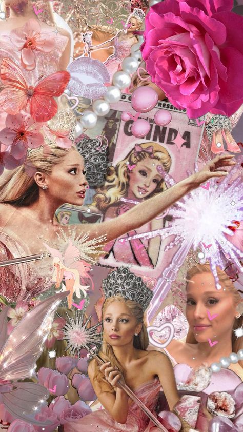 #arianagrande #arianagrandeaesthetic #arianagrandewicked #arianagrandeglinda #glinda #wicked #arianagrandewallpaper #wallpapers #wallapaper #wallpapercollage #wallpaperlockscreen #wallpaperaesthetic #collageart #collages #collageaesthetic #collagewallpaper #arianagrandebutera Glinda Wallpaper Collage, Glenda Aesthetic, Glinda Aesthetic, Glinda Wicked, Wicked Glinda, Wicked Movie, Background Characters, Comfort Movies, Wicked Musical