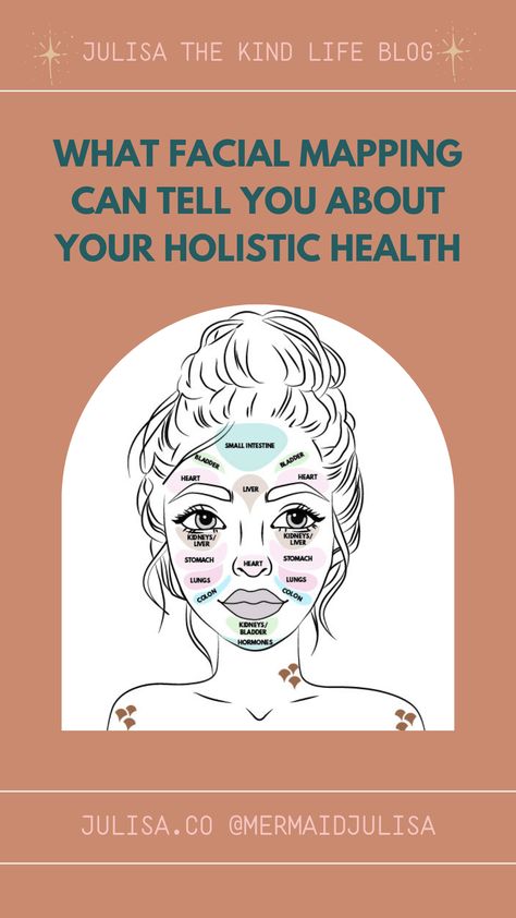 What Facial Mapping Can Tell You About Your Holistic Health - Julisa Facial Mapping, Skin Mapping, Health Chart, Face Mapping, Digestive Juice, Natural Acne Remedies, Liver Support, Heart And Lungs, The Liver