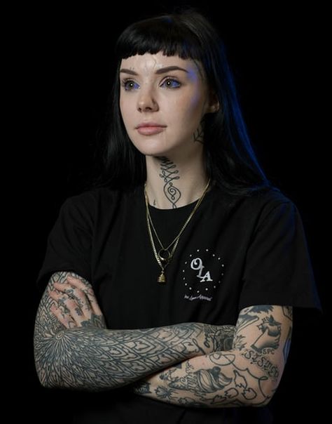 Jak Nola, Grace Neutral, Occult Tattoo, Tattoed Women, London Tattoo, Gothic Tattoo, Body Modification, Best Tattoo Designs, Name Tattoos