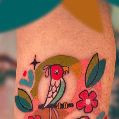 Enchanted Tiki Room Tattoo, Margaritaville Tattoo Ideas, Tiki Room Tattoo, Disney World Tattoo, Room Tattoo, Fun Drawings, Tiki Tattoo, Tattoo Thoughts, Disney Sleeve