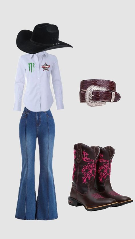 esse é o meu estilo, prazer,e não é modinha eu prático laço comprido des dos meus 7 anos de idade e hoje tenho 11anos Cowgirl Essentials, Vestidos Country, Mexican Outfits, Country Clothes, Texas Farm, Western Wear Outfits, Looks Country, Mexican Outfit, Estilo Country