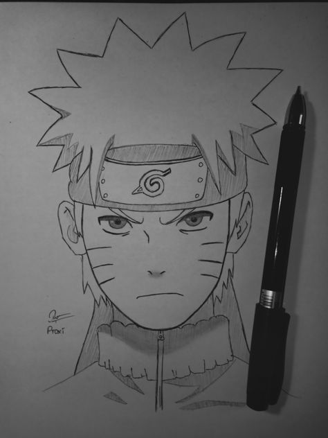 Naruto Uzumaki (Naruto Shippuden) by proxi Naruto Uzumaki Drawings Sketches, Uzumaki Naruto Sketch, Naruto Uzumaki Sketch Pencil, Naruto Sketch Pencil Easy, Anime Sketch Naruto Characters, Naruto Uzumaki Art Drawings, Naruto Sketch Drawing Art, Naruto Pencil Drawings, Naruto Characters Sketch