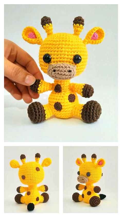 Amigurumi Giraffe Free Pattern — Giraffe Free Crochet Pattern Crochet Mini Giraffe Free Pattern, Mini Giraffe Amigurumi, Mini Crochet Giraffe, Small Crochet Giraffe Free Pattern, Crochet Mini Toys Free Pattern, Crocheted Giraffe Pattern Free, Mini Animal Crochet Free Pattern, Giraffe Amigurumi Free Pattern, Crochet Mini Animals Free Patterns