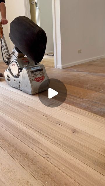 186K views · 12K likes | Quicksand Flooring on Instagram: "Fixing a BADLY scratched floor!  This Tasmanian Oak hardwood timber floor had copped a huge amount of wear and tear with massive scratches rumning accross the boards.   Nothing the big machine and edger can’t handle 💪🏻  Three sands were done, starting with 50grit then 80grit and finishing on 100grit. Then 3 coats of Berge-Seidle water based polyurethane was applied in a beautiful flat ultra matt finish 👌🏻 DONE!   #floorsanding #timberfloor #hardwoodflooring #hardwoodfloor #hardwoodfloors #floorrestoration #floorrestoring #floorrefinishing #floorrefinisher #tasmanianoak #tradie #sandpaper #50grit #galaxyfloorsander #americansanders #floorvarnish #floorcoating #floorcoatings #bergerseidle #asmr #asmrsounds" Sand Hardwood Floors Diy, Tas Oak Flooring, Sanding Wood Floors Diy, Tasmanian Oak Flooring, Matte Wood Floors, Hard Flooring Ideas, Wood Floor Makeover, Sanded Floorboards, Sanding Floorboards