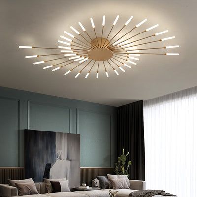 Discover and shop our wide selection of quality and modern indoor lighting fixtures from chandeliers, ceiling lights, wall lamps, floor lamps, and more! 60cm Ceiling Lamp, Ceiling Lights Angled, Doble Lamp Livinroom, Girt Shop Ceiling Lights, Family Room Lighting Ceiling Minimalist, Sitting Room Lighting Ceilings Uk, Minimalist Ceiling Light, Celing Light, Modern Ceiling Light Fixtures