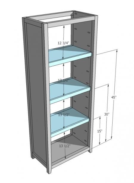 What have I got myself into with GLWT's DIY month!  I thought this bookshelf looked awesome, but it's like Ikea directions x 100 How To Make Bookshelves, Build A Bookcase, Diy Bookshelf Plans, White Bookshelf, Rustic Bookshelf, Beautiful Bookshelf, Diy Bookshelf, Bookshelf Plans, Wood Bookshelves