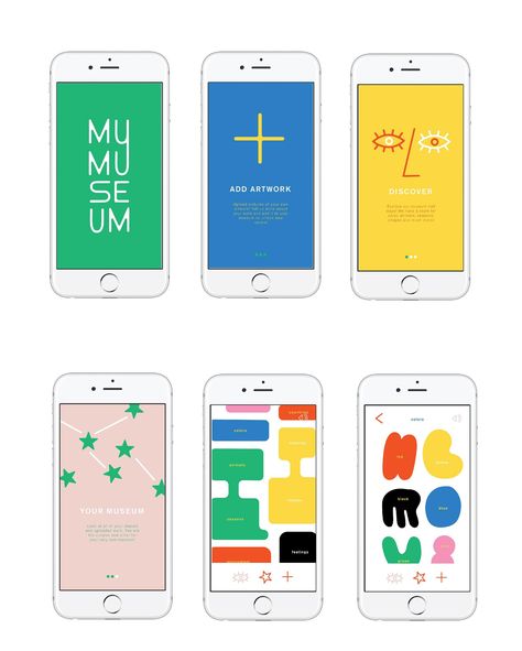 Colourful App Design, Museum App Design, Cool App Design, Simple App Design, Kids App Design, Persona Design, App Character, Interaktives Design, Ui Ux 디자인