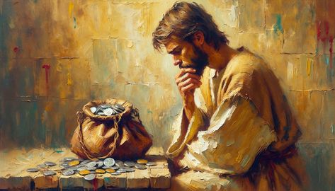 ✨ "One of his disciples, Judas Iscariot, who was later to betray him, objected, 'Why wasn't this perfume sold and the money given to the poor? It was worth a year's wages.' He did not say this because he cared about the poor but because he was a thief; he kept the purse and used to help himself to what was put into it." - John 12:4-6 💔 In our own lives, how often do we question others' actions based on our hidden motives? 🤔 Judas's objection might have seemed righteous, yet his heart was fa... Judas Iscariot, Pure Intentions, John 12, Honesty And Integrity, Genuine Love, Daily Walk, Christian Living, Daily Devotional, The Money