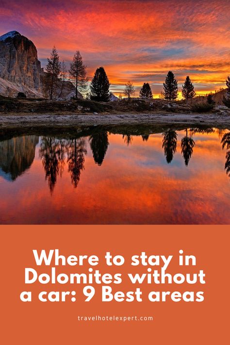 In this article, we will look at Where to stay in Dolomites without a car?, best areas to stay in Dolomites without a car (including map), where I stayed in Dolomites, and the best hotels in Dolomites for all budget visitors. Italy Trip Planning, Italian Alps, Regions Of Italy, South Tyrol, Travel Hotel, Italy Trip, Ski Area, Ways To Travel, Beautiful Hotels