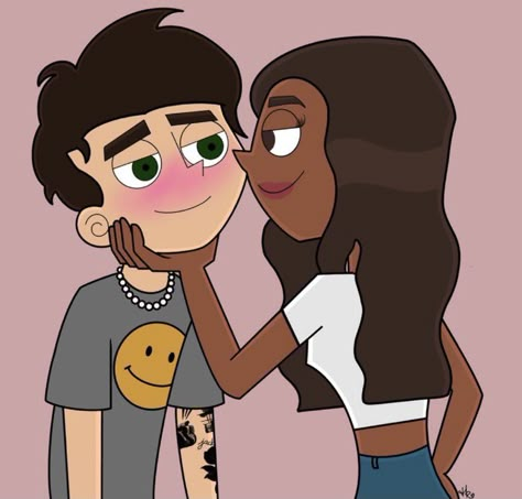 miya ᴴ 🪐 LUVS RIZ ⚱︎ on Twitter: "oomf found this on Pinterest omg I’m so obsessed w this picture 😭😭😭😭😭😭 this is .... going on my homescreen somewhere… " Interracial Art, My Homescreen, Black Cartoon Characters, Cartoon Painting, Cartoon Profile Pictures, Black Cartoon, Dope Art, Magic Art, Mini Canvas Art