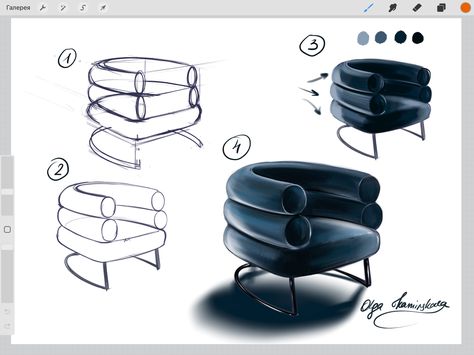 3d Furniture Drawing, Chair Perspective Drawing, Furniture Sketches Drawings, Chair Drawing Sketches, Furniture Drawing Sketch Interior Design, Stool Sketch, Couch Sketch, Bed Sketch, Chair Sketch