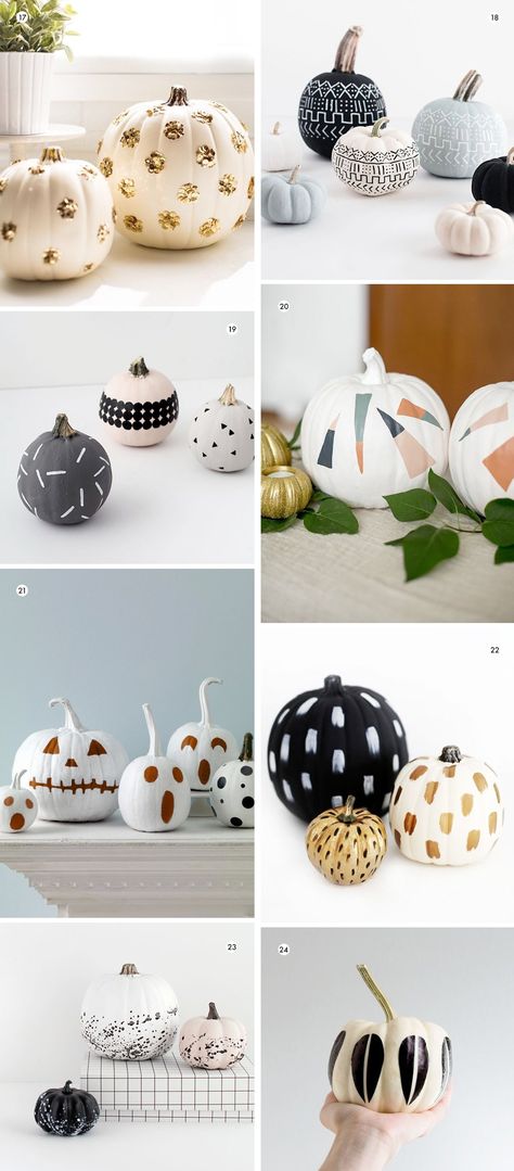 Painted Pumpkin Decor, Painting Pumpkins Ideas Diy, Decorating Ideas For Halloween, Rattan Pumpkins, No Carve Pumpkin, Decorating Halloween, Decoupage Pumpkins, Halloween Pumpkin Diy, Pumpkin Decorating Ideas