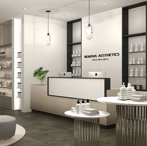 Medical Spa Design, Spa Reception Area, Esthetician Spa, Dream Spa, Dreams Spa, Clinic Interior, Spa Lounge, Modern Spa, Spa Reception