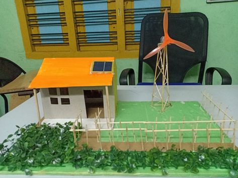 Green House Project For School, Model Science Project, Technology House, Experiments Kids, Working Model, Creative School Project Ideas, Colorful Borders Design, Colorful Borders, Eco Friendly Home