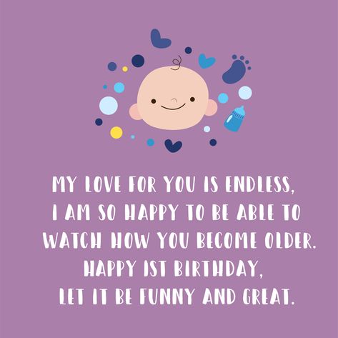 Happy First Birthday Wishes, Happy Birthday Little One, 1st Birthday Message, Birthday Boy Quotes, Birthday Graphics, First Birthday Wishes, 1st Birthday Wishes, Bday Wishes, Birthday Wishes For Daughter