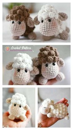 Crochet Sheep Free Pattern, Crochet Lamb Pattern, Lamb Crochet, Free Amigurumi Crochet Patterns, Nice Baby, Crochet Sheep, Crochet Toys Free, Easter Crochet Patterns, Crochet Animals Free Patterns