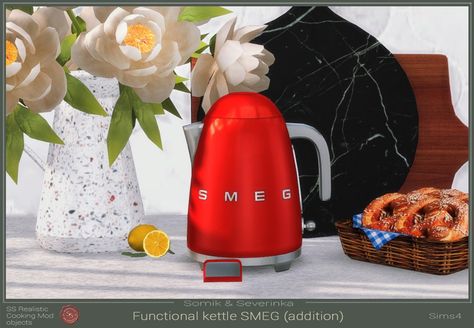 Functional Electric Kettle Smeg - The Sims 4 Mods - CurseForge Sims 4 Cc Functional Objects, Mods For Sims 4, Smeg Kettle, Sims 4 Patreon, Build An App, Best Mods, Sims 4 Cc Finds, Stop Working, Cc Finds